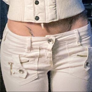 Super low wasted white jeans MISS SIXTY